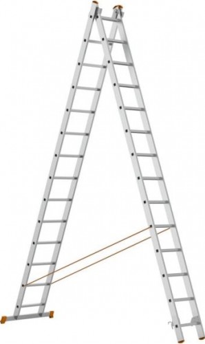 Лестница-стремянка двухсекционная Sarayli 2х14 PRO, усиленная 4214P