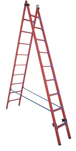 Лестница-стремянка стеклопластиковая Антиток двухсекционная ССД-У 2х9 286672
