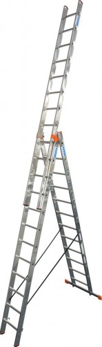 Лестница-стремянка трехсекционная KRAUSE MONTO TRIBILO 3х12 с доп. функцией (120977) 120977