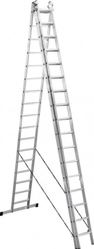 Лестница-стремянка трехсекционная Biber 98217 3х17 тов-077083 - изображение 2