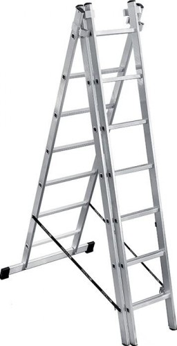 Лестница-стремянка трехсекционная Biber 98207 3х7 тов-077074 - изображение 3