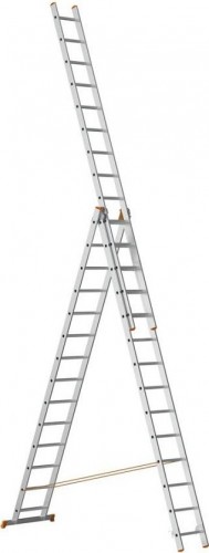 Лестница-стремянка трехсекционная Sarayli 3х14 PRO, усиленная 4314P