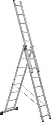 Лестница-стремянка трехсекционная АЛЮМЕТ 5308 3х 8 H3 5308