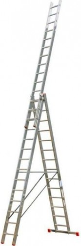 Лестница-стремянка трехсекционная KRAUSE MONTO TRIBILO Trigon 3х14 129727 129727