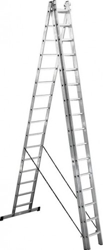 Лестница-стремянка трехсекционная Biber 98216 3х16 тов-077082 - изображение 2