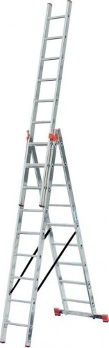 Лестница-стремянка трехсекционная KRAUSE MONTO TRIBILO Trigon 3х12 129703