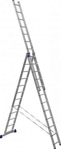 Лестница-стремянка трехсекционная АЛЮМЕТ 5312 3х12 H3 5312