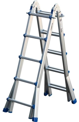 Лестница-трансформер АЛЮМЕТ TT45 4x5 телескопическая TT45