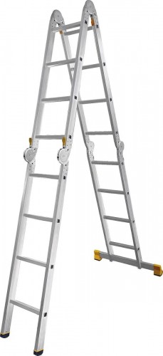 Лестница-трансформер АЛЮМЕТ Т-4144L 4х4 с одним стабилизатором T4144L