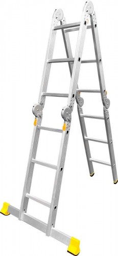Лестница-трансформер АЛЮМЕТ Т-4133L 4х3 с одним стабилизатором T4133L