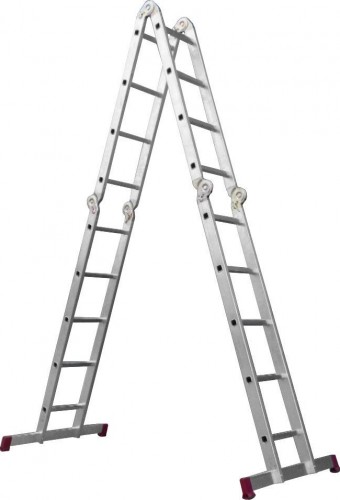 Лестница-трансформер KRAUSE CORDA 2х4+2х5 шарнирная, универсальная 085078 - изображение 2