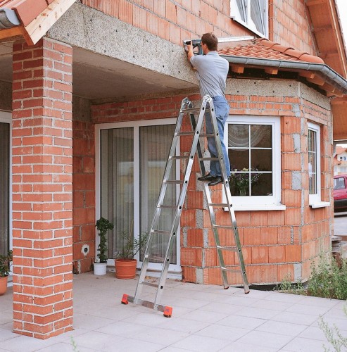 Лестница-трансформер KRAUSE MONTO TRIMATIC 2х8 шарнирная, двухсекционная 129918 - изображение 3