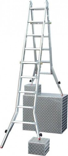 Лестница-трансформер KRAUSE MONTO TELEVARIO 4х5 шарнирная, телескопическая, 4 удлинителя 129987