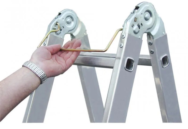 Лестница-трансформер KRAUSE MONTO MULTIMATIC 4х5 шарнирная, универсальная 120731 - изображение 5