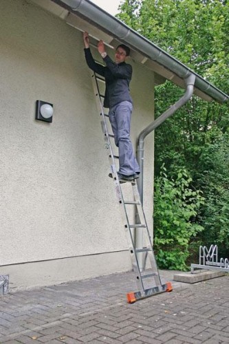 Лестница-трансформер KRAUSE MONTO TRIMATIC 2х6 шарнирная, двухсекционная 129901 - изображение 4