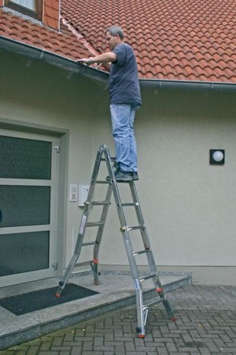 Лестница-трансформер KRAUSE MONTO TELEVARIO 4х4 шарнирная, телескопическая, 4 удлинителя 129970 - изображение 4