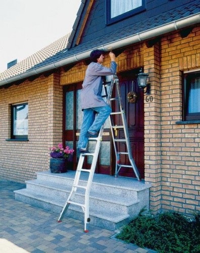 Лестница-трансформер KRAUSE MONTO TELEVARIO 4х5 шарнирная, телескопическая, 4 удлинителя 129987 - изображение 5