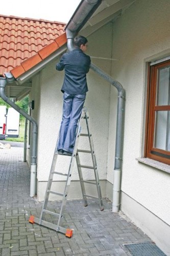 Лестница-трансформер KRAUSE MONTO TRIMATIC 2х6 шарнирная, двухсекционная 129901 - изображение 3