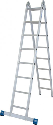 Лестница-трансформер KRAUSE STABILO  2х8 шарнирная, двухсекционная 133915