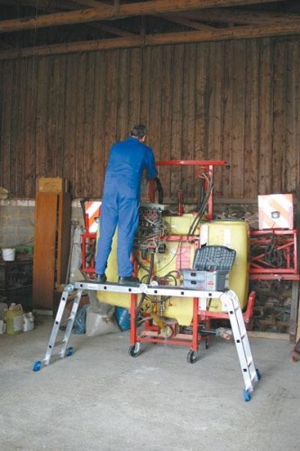 Лестница-трансформер KRAUSE STABILO  4х4 шарнирная, универсальная 123527 - изображение 5