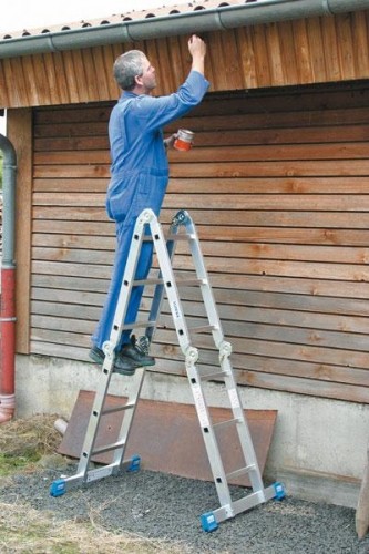 Лестница-трансформер KRAUSE STABILO  4х3 шарнирная, универсальная 123510 - изображение 3