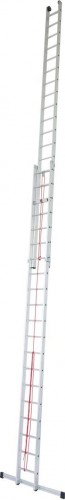 Лестница выдвижная двухсекционная KRAUSE STABILO 2х20 с тросом 800718