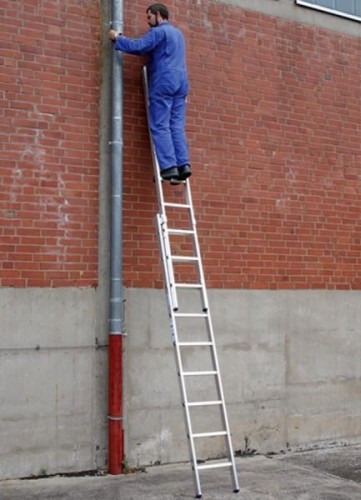 Лестница выдвижная двухсекционная KRAUSE CORDA 2х 8 012081 - изображение 3