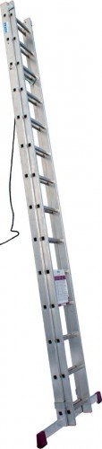 Лестница выдвижная двухсекционная KRAUSE CORDA 2х14 с тросом 030511 - изображение 2