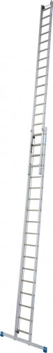 Лестница выдвижная двухсекционная KRAUSE STABILO 2х18 с тросом 133878