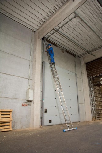 Лестница выдвижная двухсекционная KRAUSE STABILO 2х15 с тросом 133847 - изображение 5