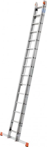 Лестница выдвижная двухсекционная KRAUSE MONTO ROBILO 2х15 с тросом 129840 - изображение 2