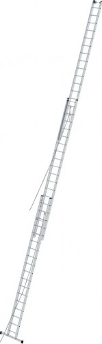 Лестница выдвижная трехсекционная KRAUSE STABILO 3х18 с тросом 800770