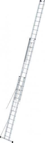 Лестница выдвижная трехсекционная KRAUSE STABILO 3х14 с тросом 800756