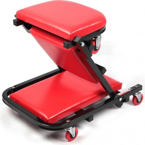 Лежак ремонтный AE&T TA-DA024 складной (кожзам.,6 колес, нагрузка 120 кг)