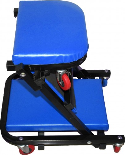 Лежак ремонтный AE&T ТР-40-1А складной (кожзам.,6 колес, нагрузка 120 кг) TP-40-1A - изображение 2