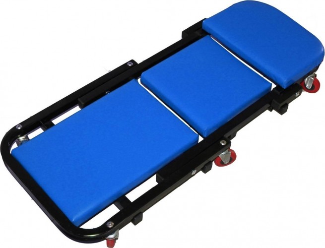 Лежак ремонтный AE&T ТР-40-1А складной (кожзам.,6 колес, нагрузка 120 кг) TP-40-1A