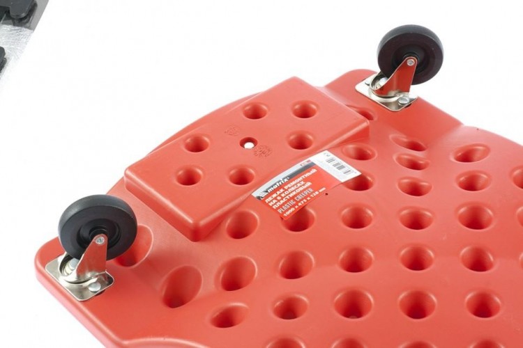 Лежак ремонтный MATRIX 1000х475х128 мм на 6-ти колесах, пластиковый 567485 - изображение 4