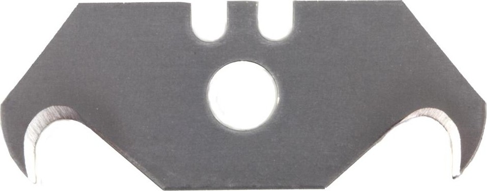 Лезвие для ножа Кобальт 911-512 сменные 19 мм, крюковидные, сталь у8 (5 шт.) - изображение 2