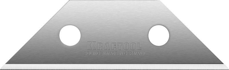 Лезвие для ножа KRAFTOOL SOLINGEN трапециевидные тип а02, 5 шт, 09627-S5_z02