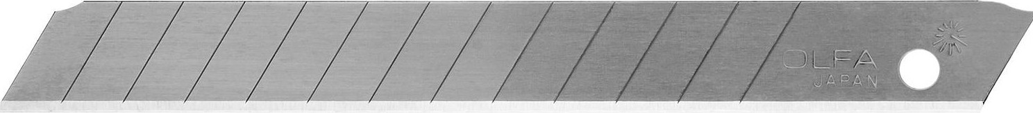 Лезвие для ножа Olfa OL-AB-50 сегментированное, 9 мм, 50 шт.