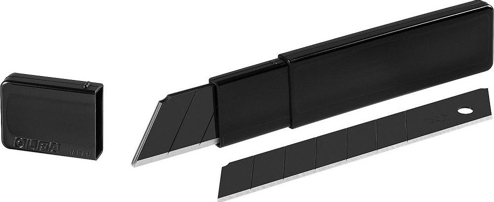 Лезвие для ножа Olfa OL-HBB-5B "black max" сегментированное, 5 шт, 25х126х0,7 мм - изображение 2
