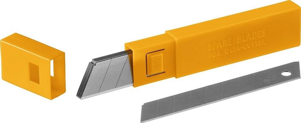 Лезвие для ножа Olfa OL-LB-10B сегментированное, 18х100х0,5 мм, 10 шт