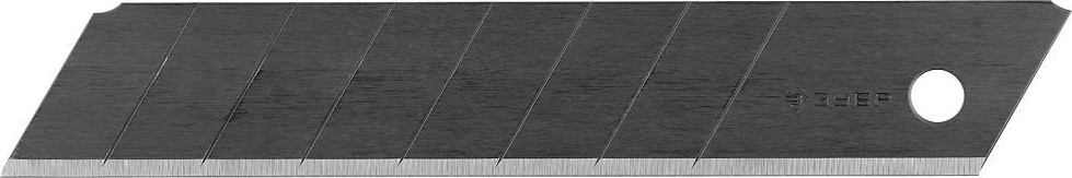 Лезвие для ножа ЗУБР 09715-18-10 ЭКСПЕРТ 18 мм 10 шт. 09715-18-10