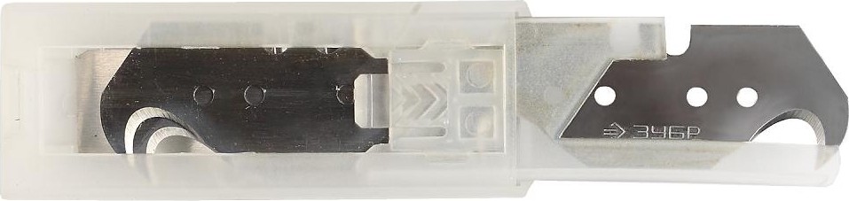 Лезвие для ножа ЗУБР ЭКСПЕРТ "профессионал" крюковидные 3 шт. 09714-24-3