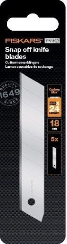 Лезвие сменные 5 шт. 18 мм. FISKARS CarbonMax 1027232 1027232