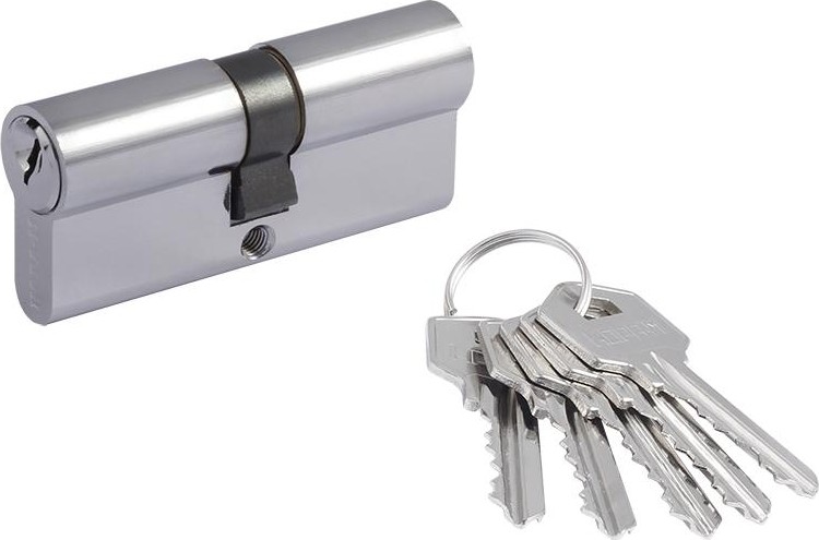 Личинка замка НОРА-М Л-70 (35-35) "Хром" 5376