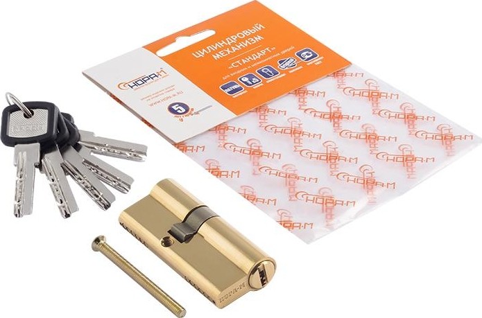 Личинка замка НОРА-М ЛПУ-70 (40-30) ассиметр. "Золото" 12686 - изображение 2