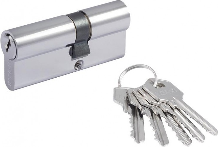 Личинка замка НОРА-М ЛУ-70 (40-30) ассиметр. "Хром" 12675