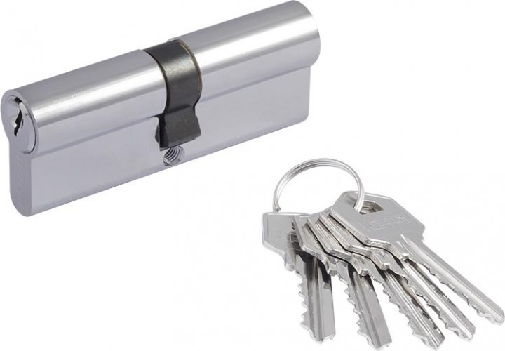 Личинка замка НОРА-М ЛУ-80 (35-35) "Хром" 5328