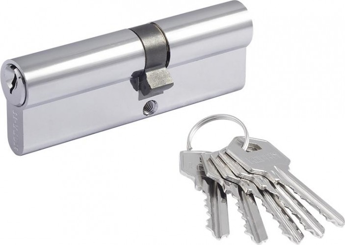 Личинка замка НОРА-М ЛУ-90 (50-40) ассиметр. "Хром" 12679